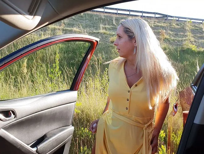 Spontaner Piss direkt an der A8