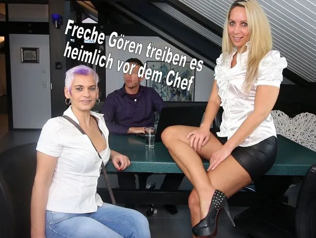 Verfickten Orgasmus während des Meetings bekommen