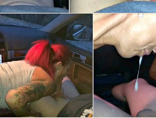 Versauter BlowJob auf dem Firmenparkplatz ?!