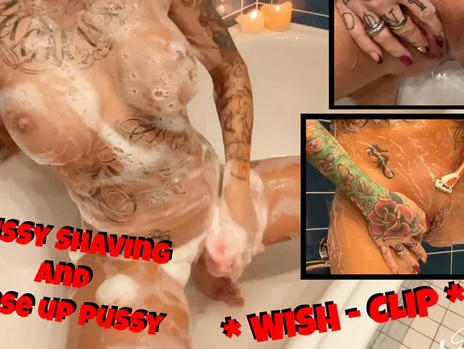 Wish-Clip : eine geile glatte Fotze für dich