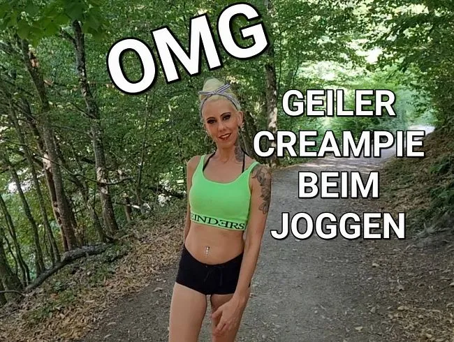 OMG, GEILER CREAMPIE BEIM JOGGEN