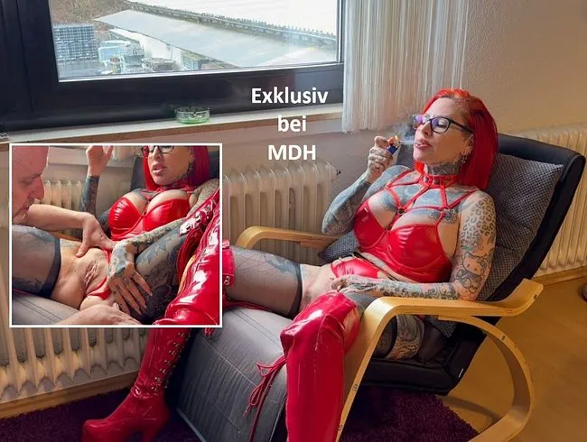 Ehemann zum devoten Spermalecker erzogen !