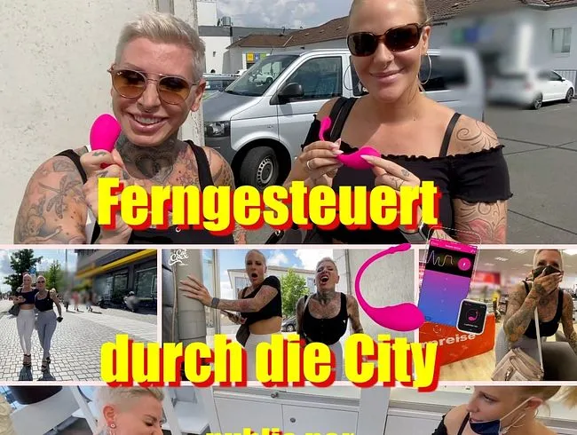 Ferngesteuert durch die City..Public per App zum Dauer-Orgasmus