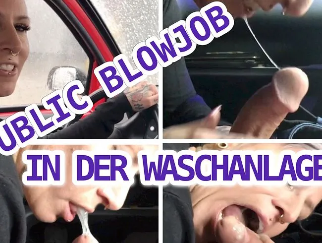 Public Blowjob in der Waschanlage