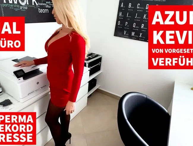 AZUBI Kevin von VORGESETZTER verführt | SO wickelt eine MILF Bubis um den Finger! SpermaREKORDFresse