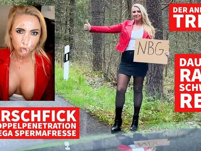 Der versaute ANHALTER TRICK | Daumen raus Schwanz rein...! AO - Anal - Doppelpenetration - Facial