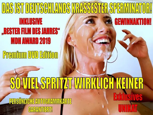 Exklusives UNIKAT | DAS ist Deutschlands KRASSESTER SPERMINATOR! So VIEL spritzt KEINER! Premium DVD