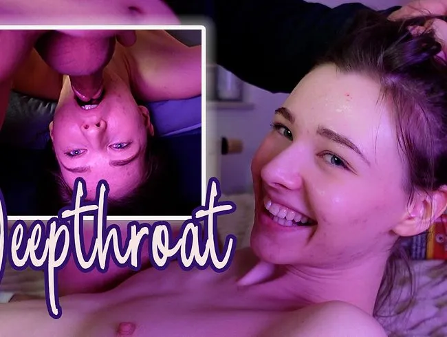 OMG! Meine Kehle wurde hart gefickt!