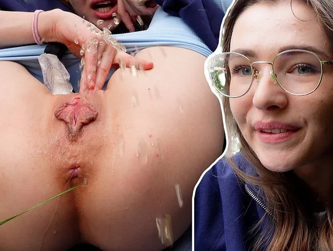 OUTDOOR SQUIRT CHALLANGE! Mein Schmetterling befruchtet die Wiese!  