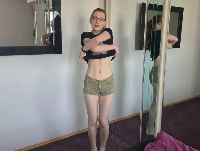 Das erste Video in Unterwäsche OMG !!!! Mach ich das wirklich ???