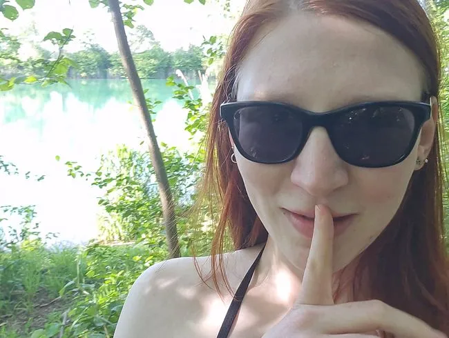 Heimlicher Piss am Badesee!!!