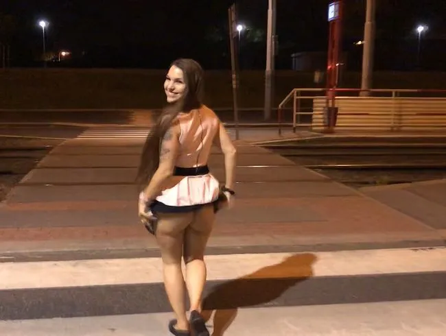 Beim Outdoor Quicky in Prag erwischt