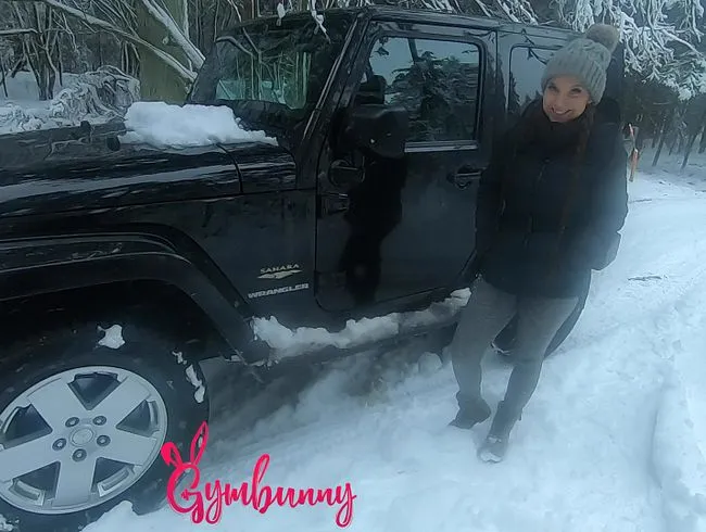 Snowjob im Woid - Hoffentlich kommt der Jäger nicht