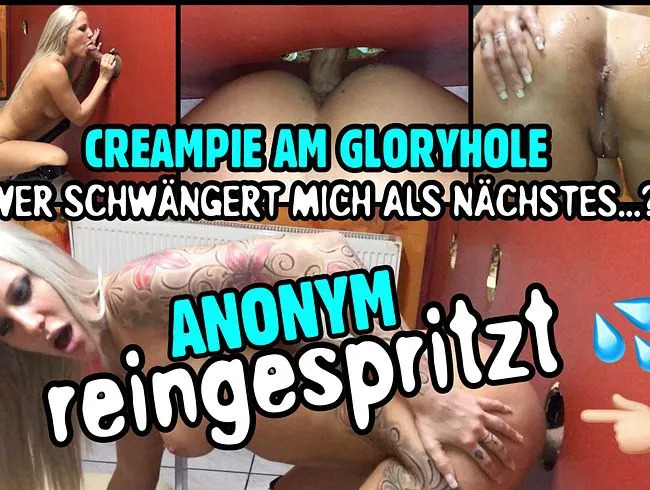 Anonym reingespritzt | AO Creampie Fick am GloryHole