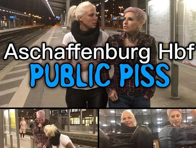 Dreister PUBLIC PISS im Hauptbahnhof | Natursekt Quelle direkt am Bahnsteig