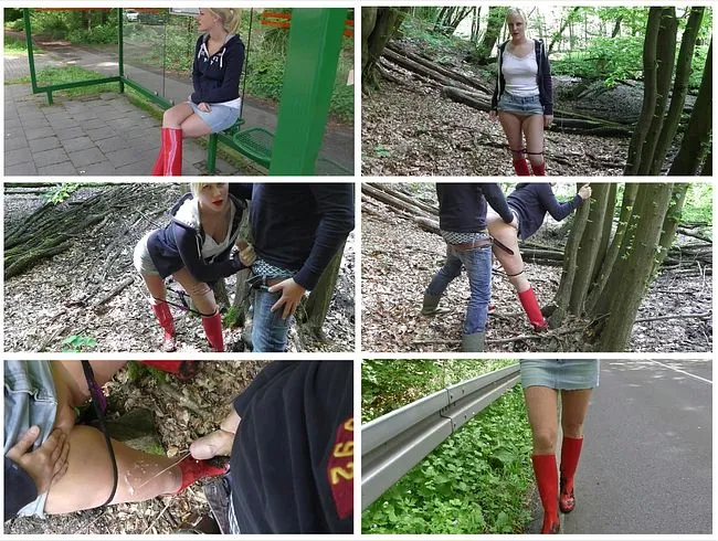 Geiler Gummistiefel Outdoor Fick