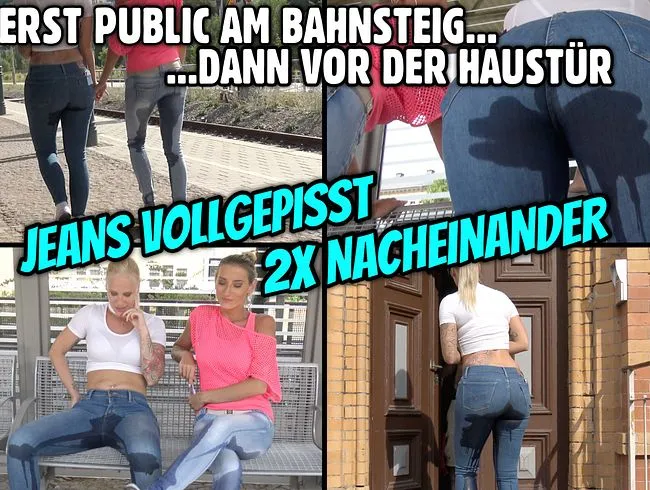 JEANS 2x nacheinander VOLLGEPISST | Ständige Notdurft in der Öffentlichkeit