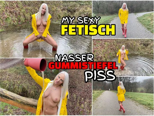 Nasser GUMMISTIEFEL PISS | My sexy FETISCH