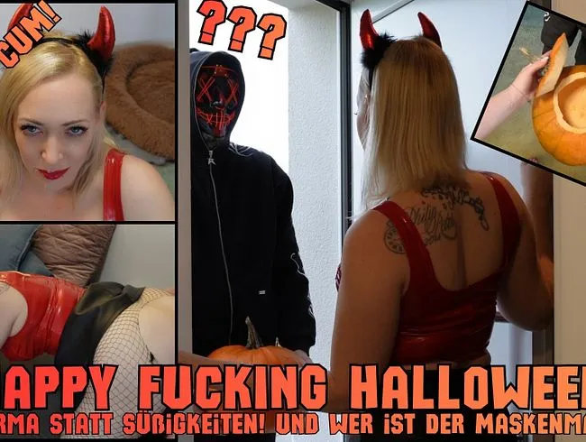Happy FUCKING Halloween! Sperma statt Süßigkeiten! UND wer ist der Maskenmann?