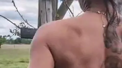 Outdoor - public - Selbstbefriedigung auf dem Hochsitz