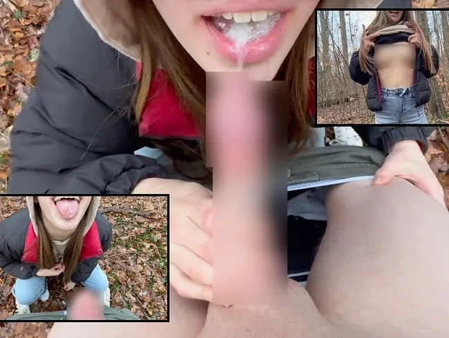 RIESEN Ladung geschluckt?!?! Teenie kostet das erste Mal seine Sahne!!