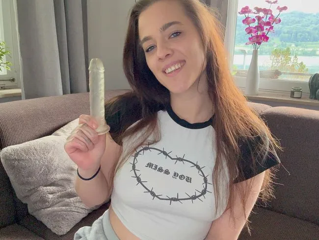 Wenn das mein Ex sieht? Zum1x mit einem Dildo selbst besorgt!