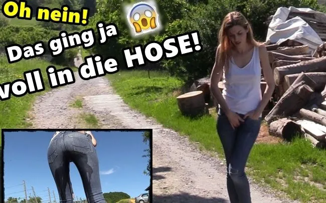 OMG! Unterwegs in die Jeans gepisst!