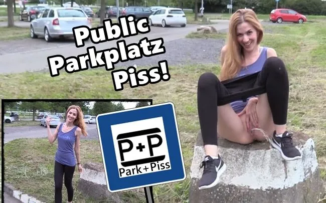 Public auf dem Parkplatz gepisst!