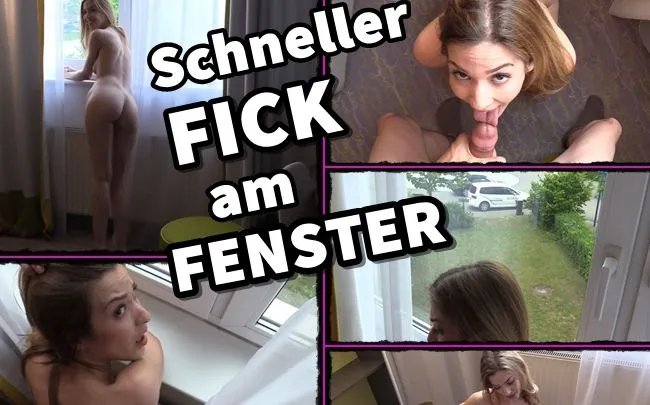 Public Quickie am Fenster!