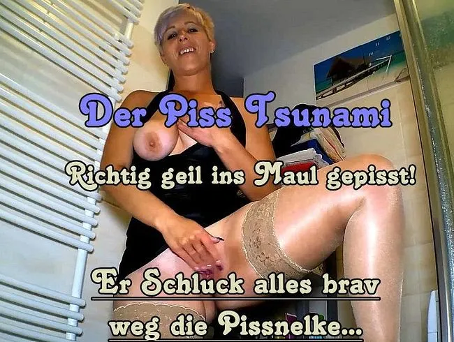 Beim Baden Überrascht und ins Maul gepisst!