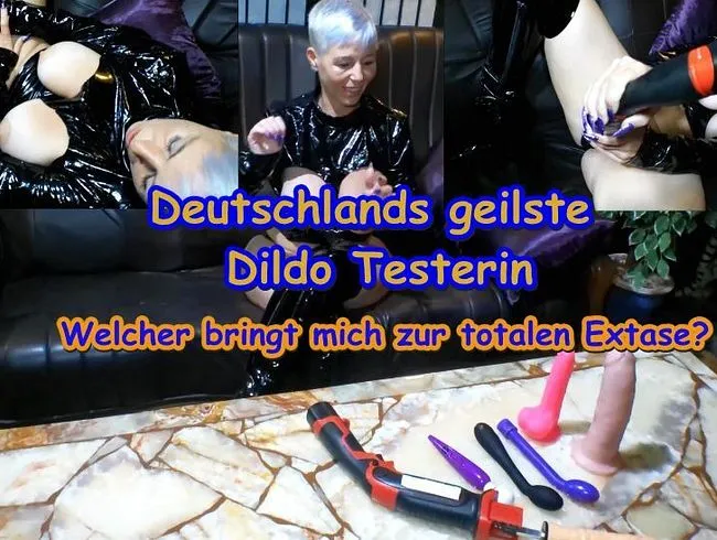 Deutschlands geilste Dildo Testerin | Ich Explodiere vor Geilheit