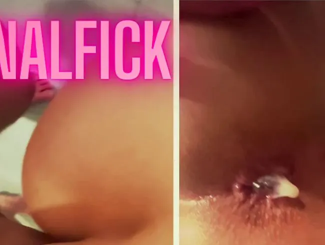 Analfick mit Creampie nach der Cam-Auftritt -Nahaufnahme-