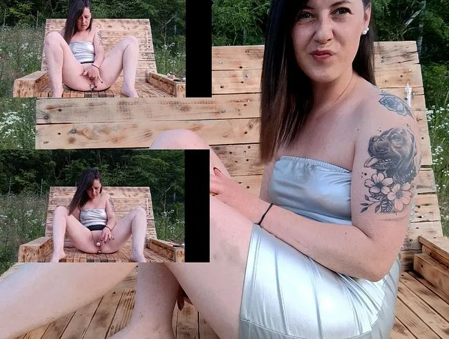 Gemütlich Outdoor abGEWIXXXT! Liebeskugeln+Plug waren Schuld! Warum auch nicht das Wetter nutzen?!