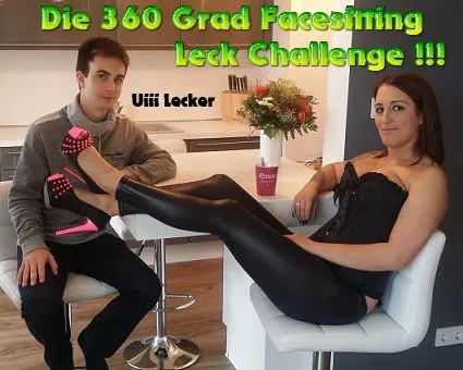 Die 360 Grad Facesitting Leck Challenge !!!