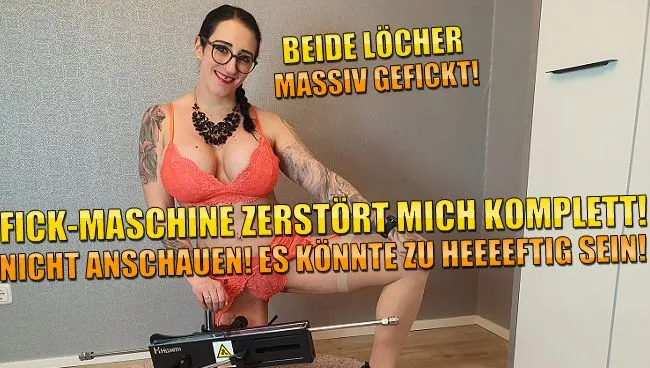 FICK-MASCHINE zerstört mich KOMPLETT! NICHT ANSCHAUEN! Es könnte zu HEEEFTIG sein!