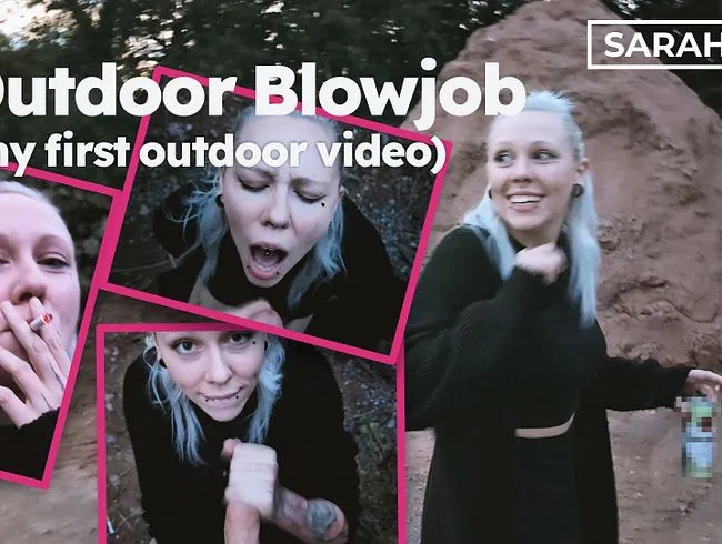 War das riskant: Mein erster Blowjob im Freien (POV)