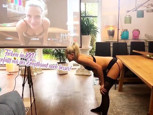 Ficken in XXL! So gefällt mir der Deepthroat noch besser!