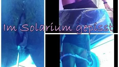 Im Solarium gepisst