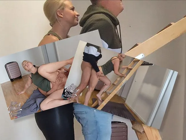 Schatz komm mir helfen! Ich brauche Unterstützung von hinten