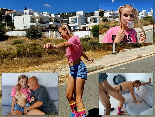 Pervers! Rollergirl trifft auf alten Sack!