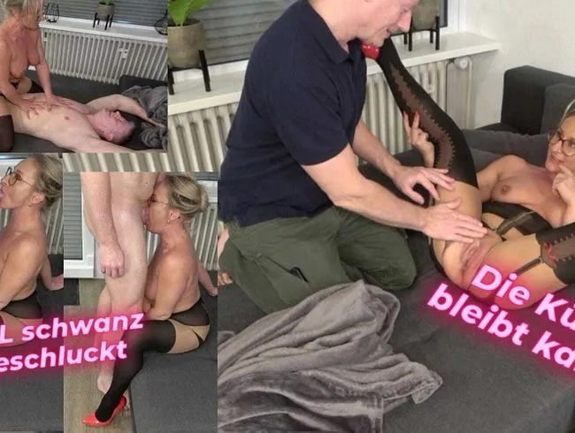 Die Küche bleibt kalt ! XXL DeepThroat... Ich reite Ihm bis Schluss!!!