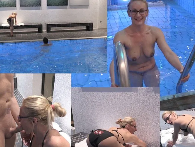 Skandal Öffentlicher Schwimmbad-Fick +NS