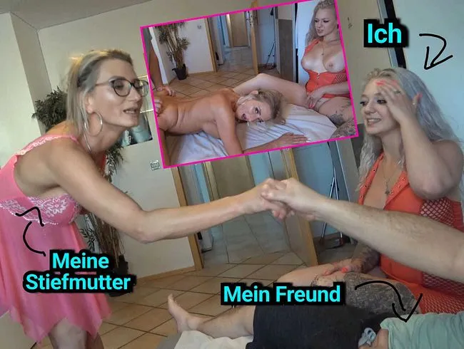 Perverser Fick mit FamilyFlair. Meine notgeile Stiefmutter fickt meinen Freund.. vor mir!