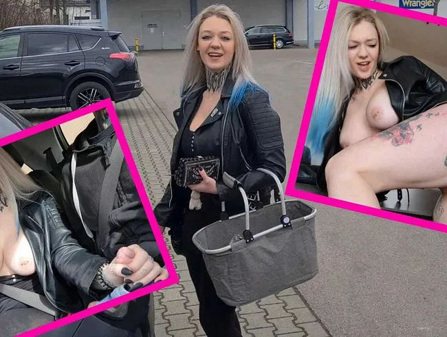 So leicht bin ich zu ficken! Beim Einkaufen AO abgeschleppt